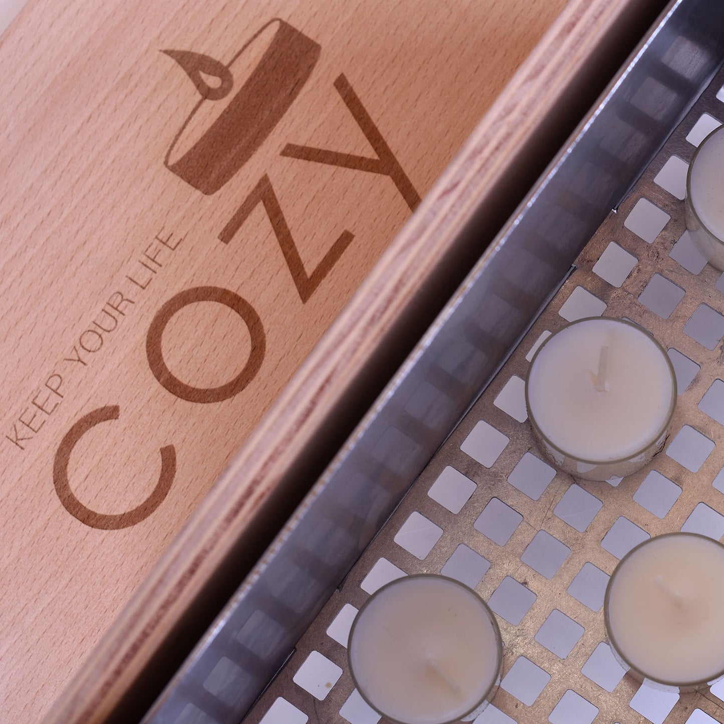 COZY STEEL - The safe tea light heater 